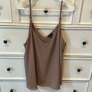 Torrid Nude Chiffon Tank